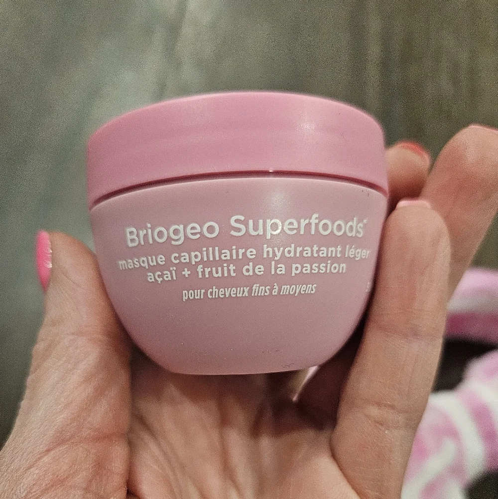 NIB Briogeo Superfoods Hydration Hair Mask + Spa Headband | Set